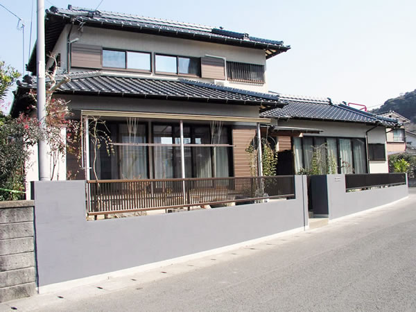 K様邸 屋根替え・外壁改修・サッシ取替 施工後